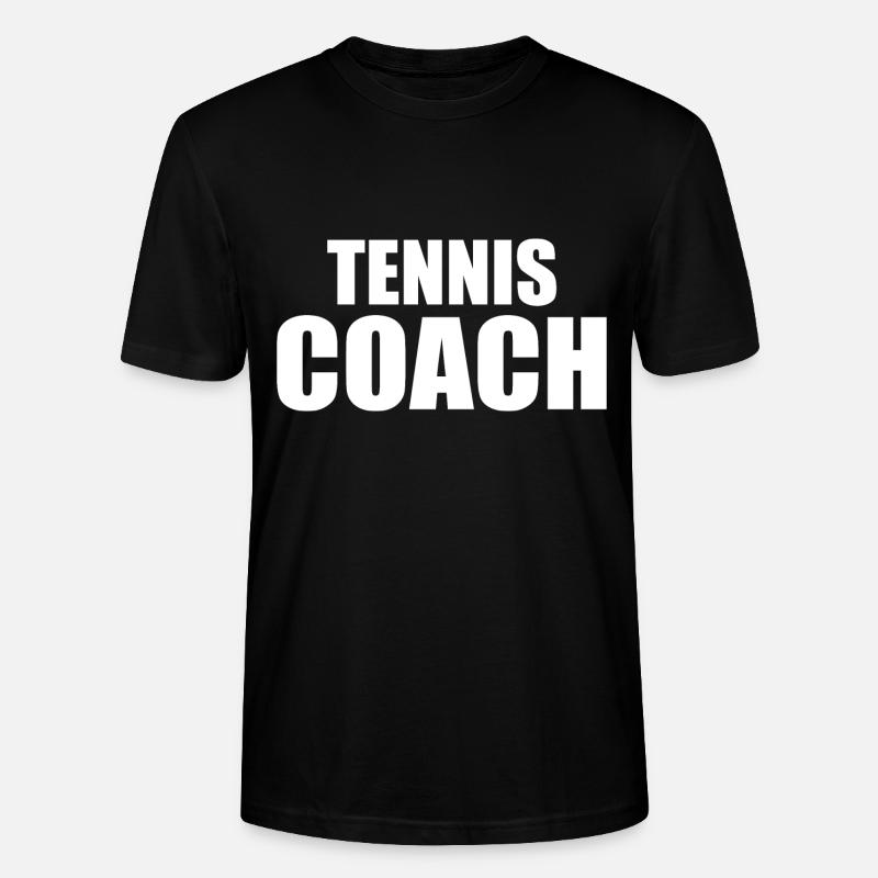 Tennis coach - Stanley/Stella Unisex Bio-T-Shirt CRAFTER - Schwarz