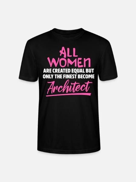 Architect Frau - Stanley/Stella CRAFTER Unisex Organic T-Shirt - black