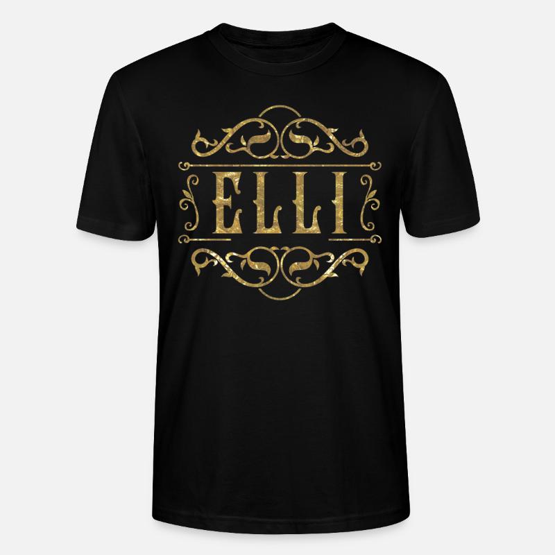 Elli gold - Stanley/Stella Unisex Bio-T-Shirt CRAFTER - Schwarz