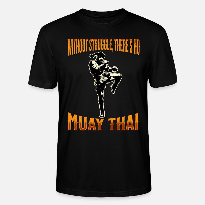 Muay Thaï Boxe Muay Thaï - T-shirt bio CRAFTER Stanley Stella Unisexe - noir