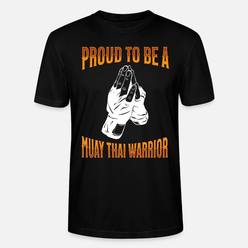 Muay Thaï Boxe Muay Thaï - T-shirt bio CRAFTER Stanley Stella Unisexe - noir