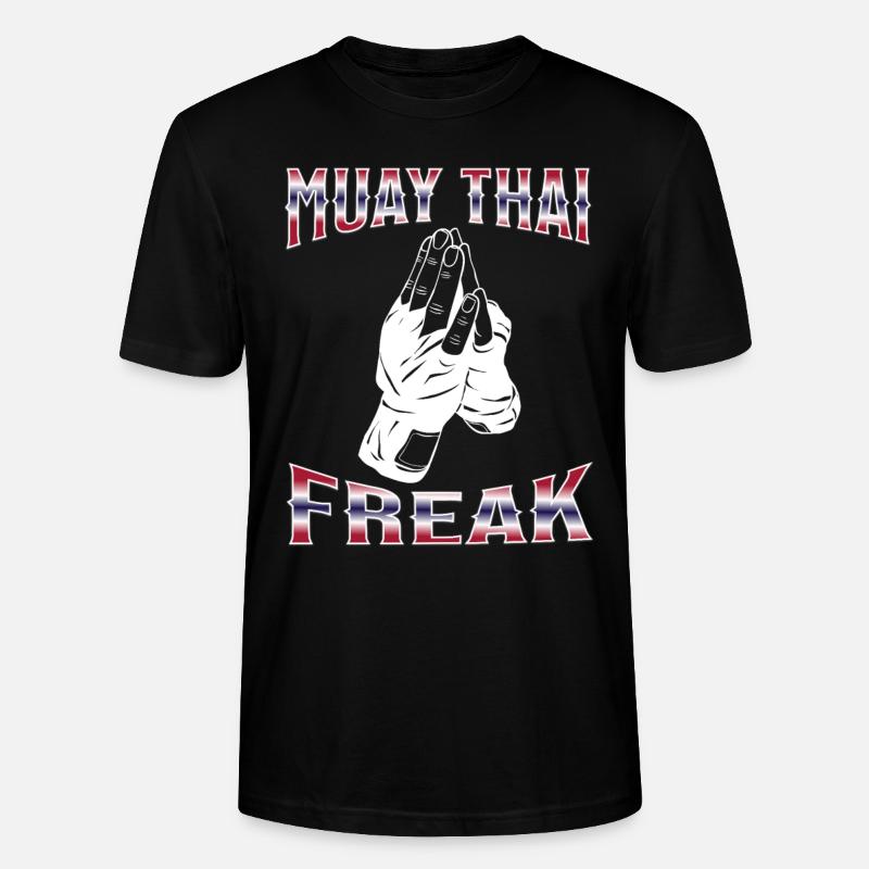 Muay Thai Boxing Muay Thai - Stanley/Stella Unisex Bio-T-Shirt CRAFTER - Schwarz