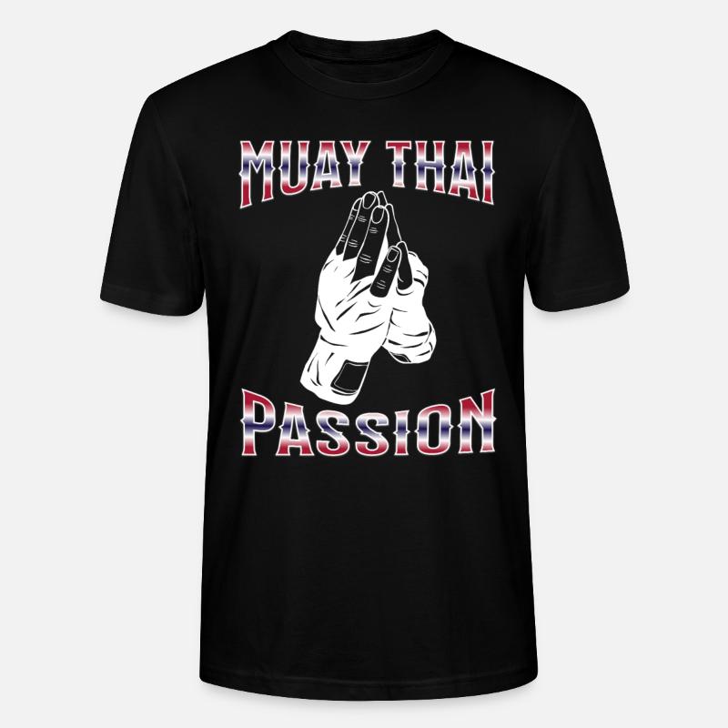 Muay Thaï Boxe Muay Thaï - T-shirt bio CRAFTER Stanley Stella Unisexe - noir