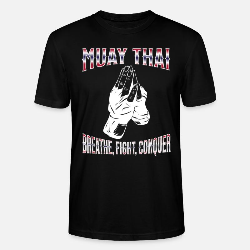 Muay Thai Boxing Muay Thai - Stanley/Stella Unisex Bio-T-Shirt CRAFTER - Schwarz