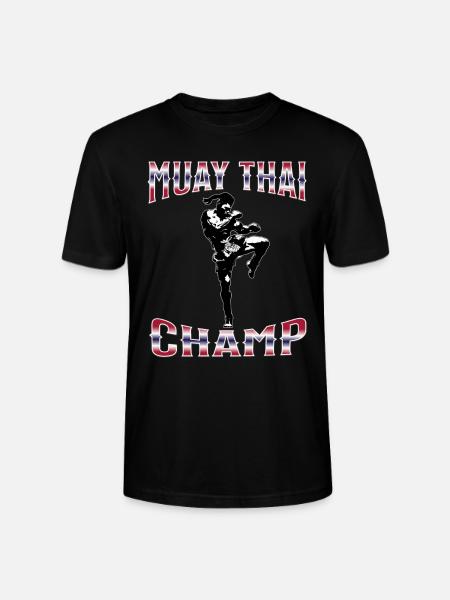 Muay Thaï Boxe Muay Thaï - T-shirt bio CRAFTER Stanley Stella Unisexe - noir