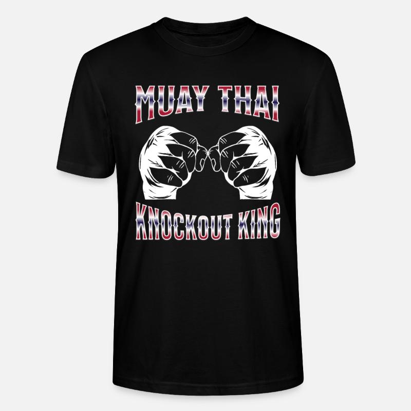 Muay Thai Boxing Muay Thai - Stanley/Stella Unisex Bio-T-Shirt CRAFTER - Schwarz