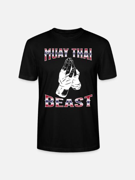 Muay Thai Boxing Muay Thai - Stanley/Stella CRAFTER Unisex Organic T-Shirt - black