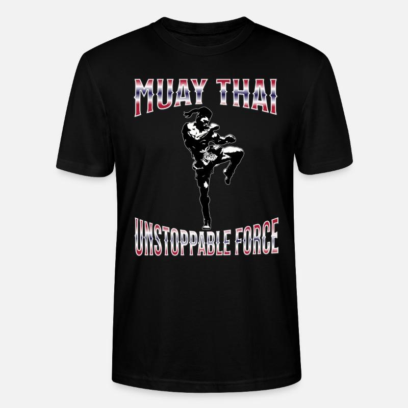 Muay Thai Boxing Muay Thai - Stanley/Stella Unisex Bio-T-Shirt CRAFTER - Schwarz