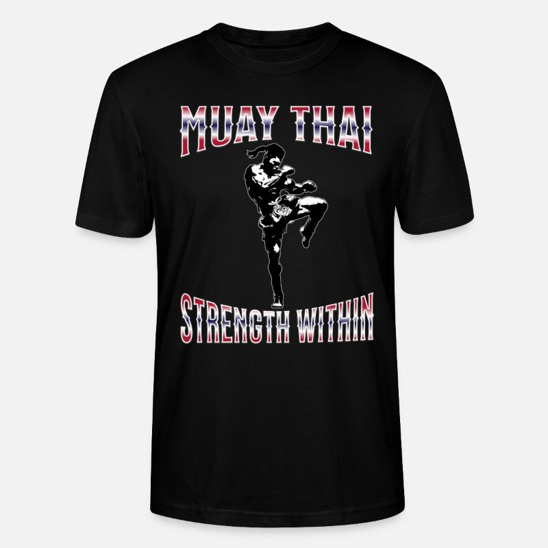Muay Thai Boxing Muay Thai - Stanley/Stella Unisex Bio-T-Shirt CRAFTER - Schwarz