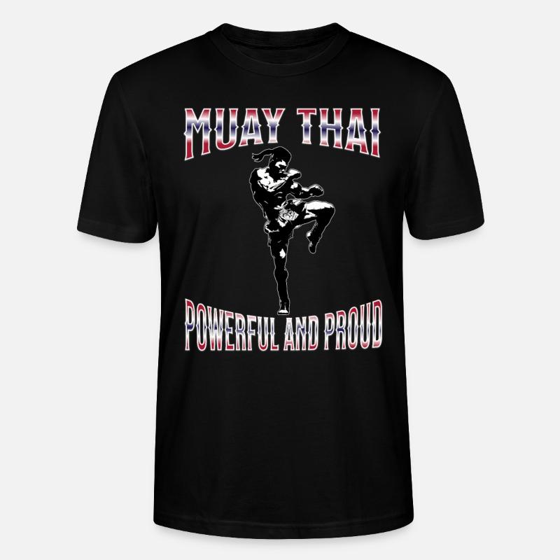 Muay Thaï Boxe Muay Thaï - T-shirt bio CRAFTER Stanley Stella Unisexe - noir