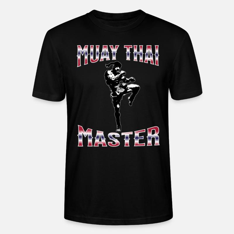 Muay Thai Boxing Muay Thai - Stanley/Stella Unisex Bio-T-Shirt CRAFTER - Schwarz