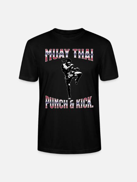 Muay Thai Boxing Muay Thai - Stanley/Stella CRAFTER Unisex Organic T-Shirt - black