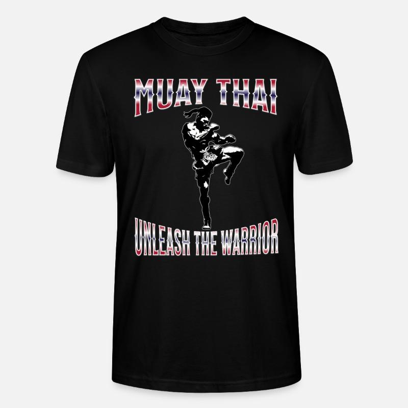 Muay Thaï Boxe Muay Thaï - T-shirt bio CRAFTER Stanley Stella Unisexe - noir