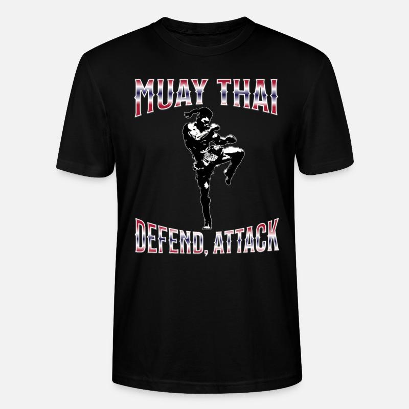 Muay Thaï Boxe Muay Thaï - T-shirt bio CRAFTER Stanley Stella Unisexe - noir