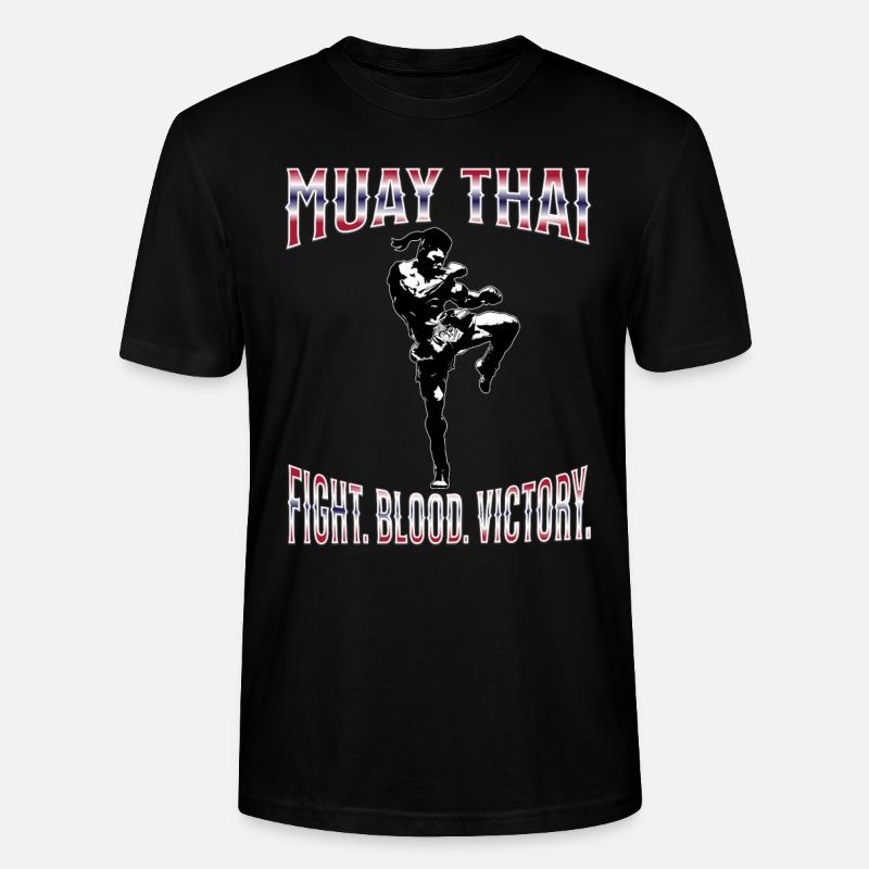 Muay Thai Boxing Muay Thai - Stanley/Stella Unisex Bio-T-Shirt CRAFTER - Schwarz