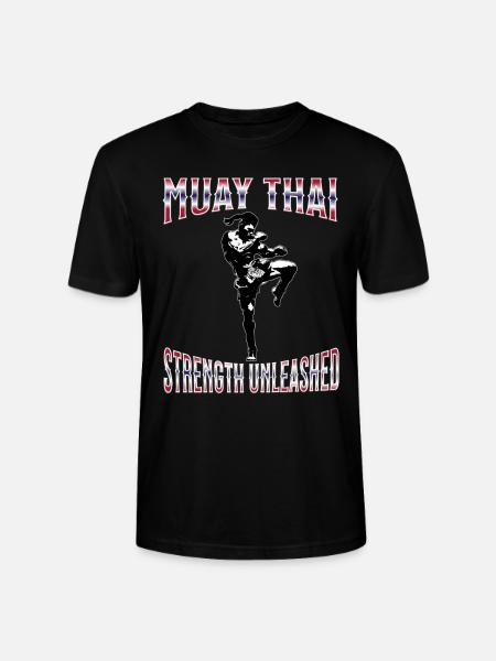 Muay Thai Boxing Muay Thai - Stanley/Stella CRAFTER Unisex Organic T-Shirt - black