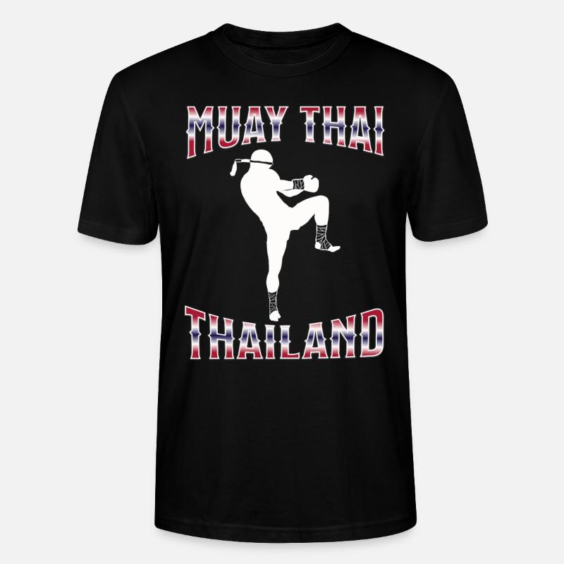 Muay Thai Boxing Muay Thai - Stanley/Stella Unisex Bio-T-Shirt CRAFTER - Schwarz