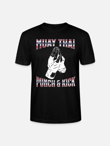 Muay Thai Boxing Muay Thai - Stanley/Stella CRAFTER Unisex Organic T-Shirt - black