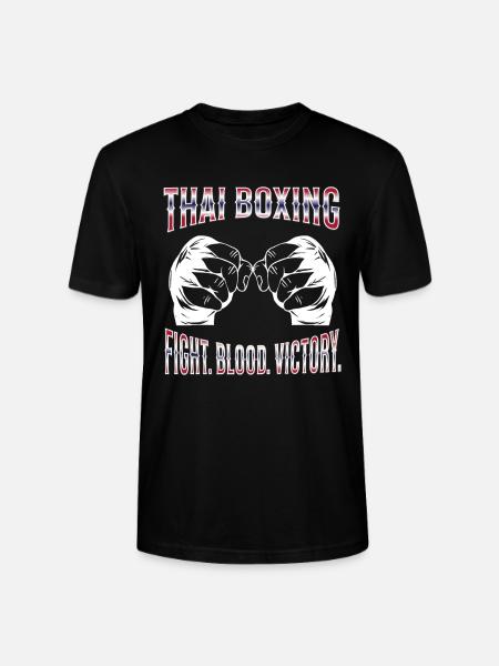 Muay Thai Boxing Muay Thai - Stanley/Stella CRAFTER Unisex Organic T-Shirt - black
