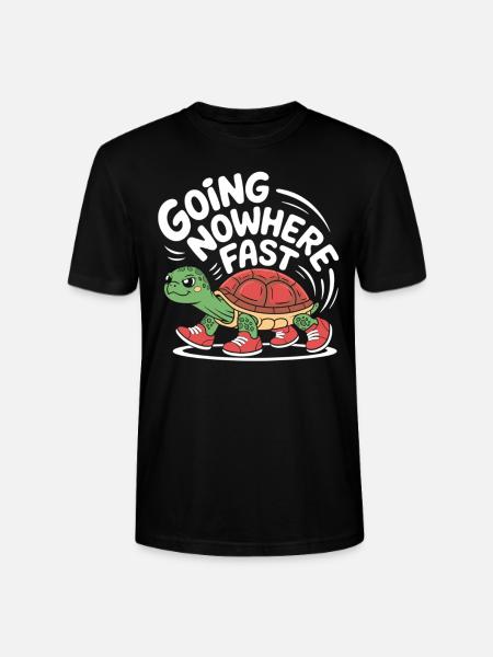 Turtle pace in style - Stanley/Stella CRAFTER Unisex Organic T-Shirt - black