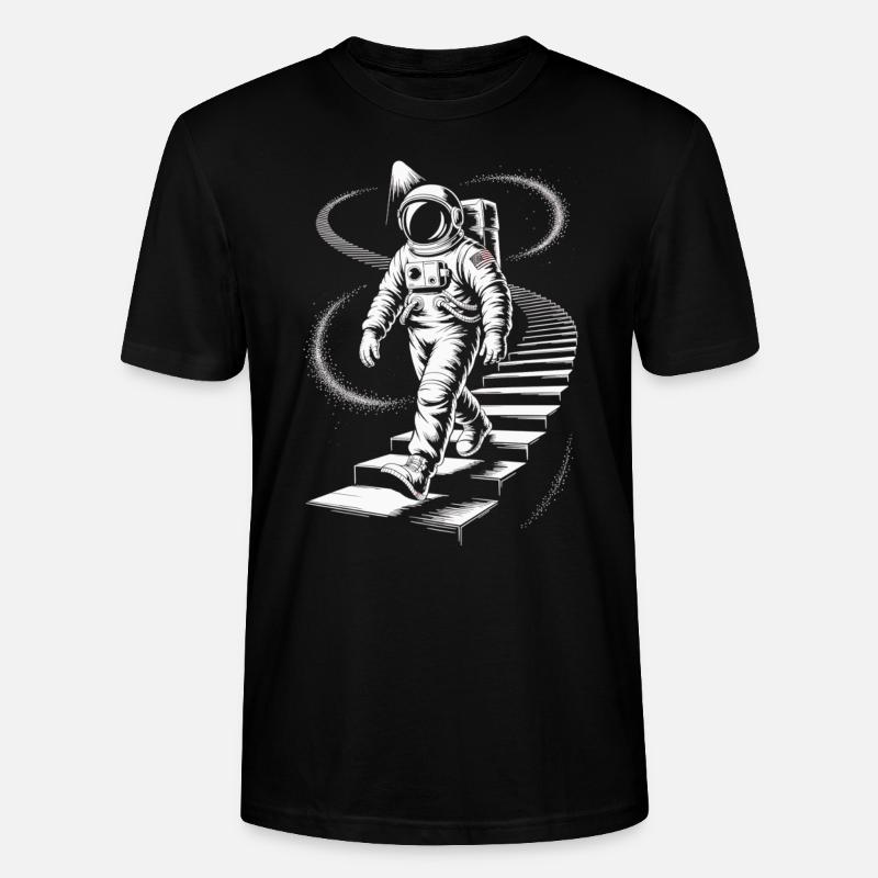 Astronaute Spacewalker Space Shirt - T-shirt bio CRAFTER Stanley Stella Unisexe - noir