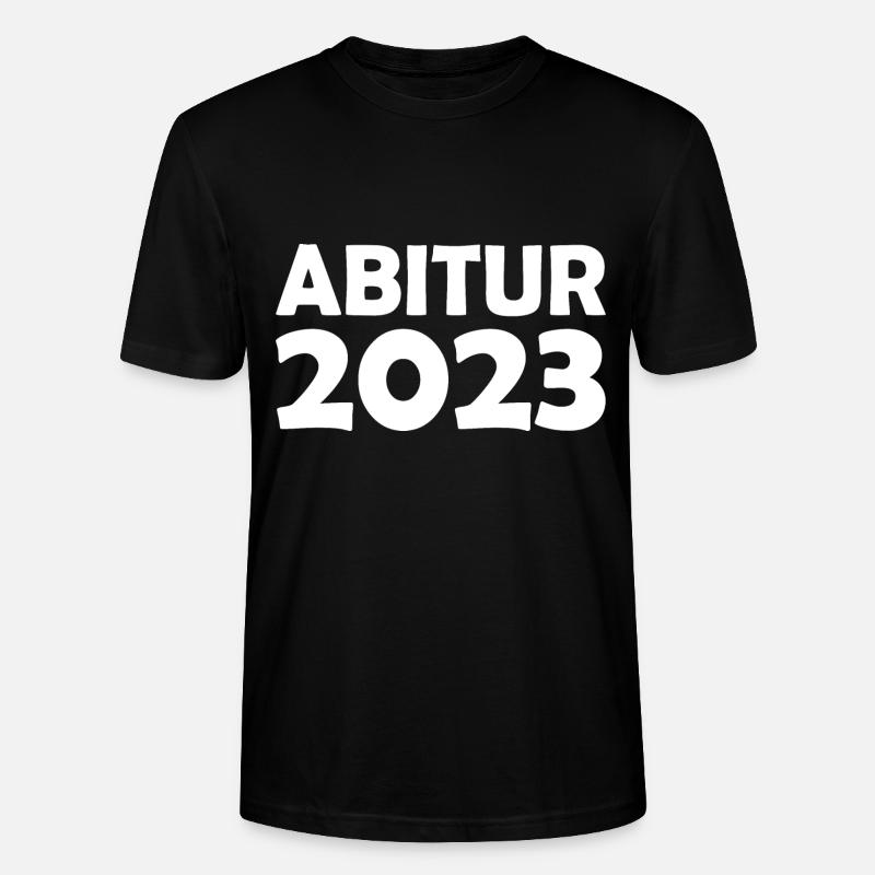 Abitur 2023 - Stanley/Stella Unisex Bio-T-Shirt CRAFTER - Schwarz