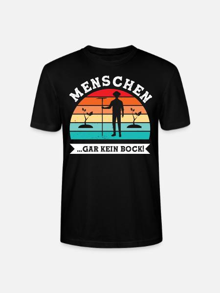 Gartenarbeit Garten Gartenbau Geschenk - Stanley/Stella Unisex Bio-T-Shirt CRAFTER - Schwarz