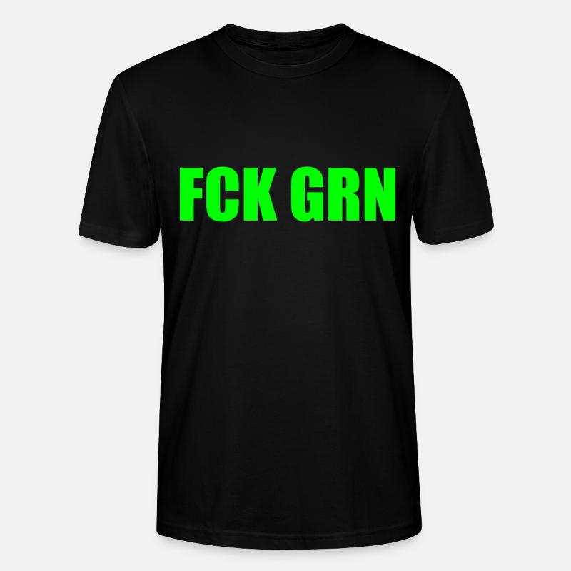 Fck grn - Stanley/Stella Unisex Bio-T-Shirt CRAFTER - Schwarz
