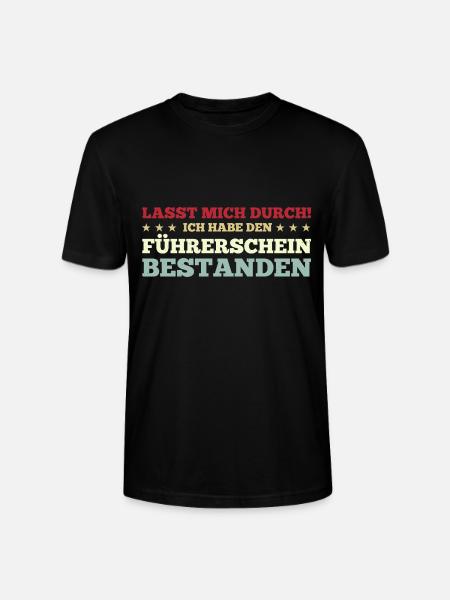 Führerschein Prüfung Führerscheinprüfung Geschenk - Stanley/Stella Unisex Bio-T-Shirt CRAFTER - Schwarz