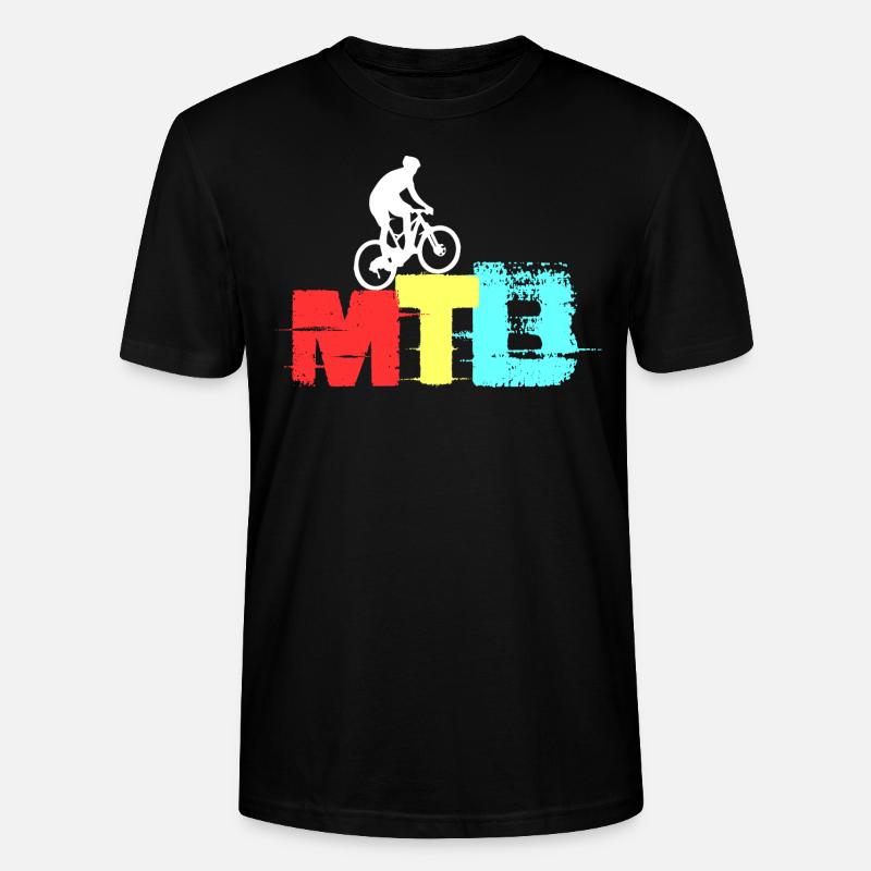 MTB - T-shirt bio CRAFTER Stanley Stella Unisexe - noir