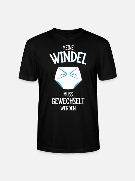 WINDEL FETISCH SPRUCH - Stanley/Stella Unisex Bio-T-Shirt CRAFTER - Schwarz