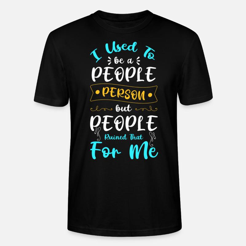 Perfekt Mensch Individuum Andersartig - Stanley/Stella Unisex Bio-T-Shirt CRAFTER - Schwarz