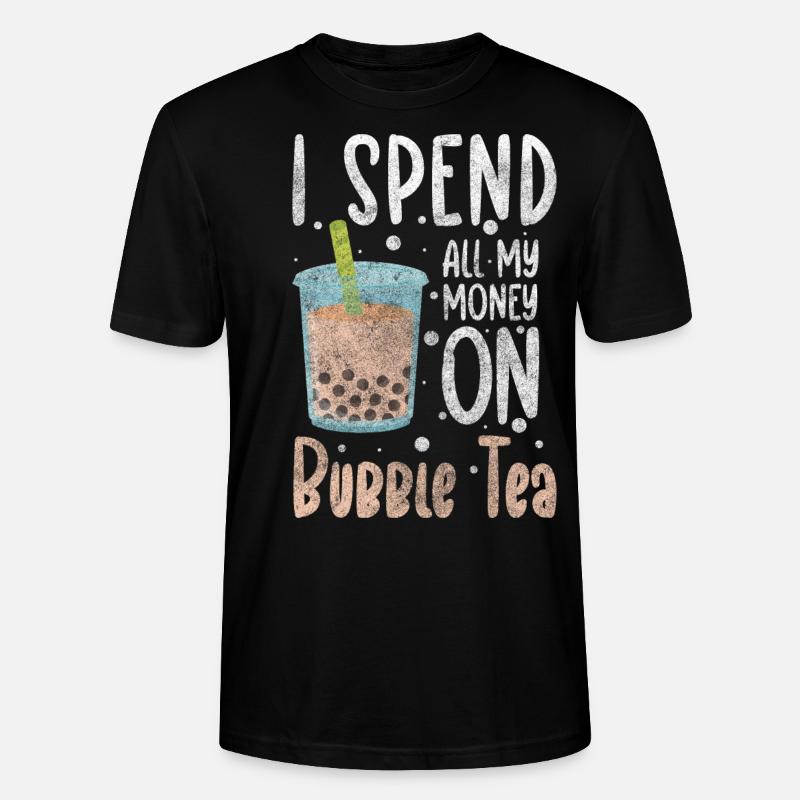 Bubble Tea Süß - Stanley/Stella Unisex Bio-T-Shirt CRAFTER - Schwarz