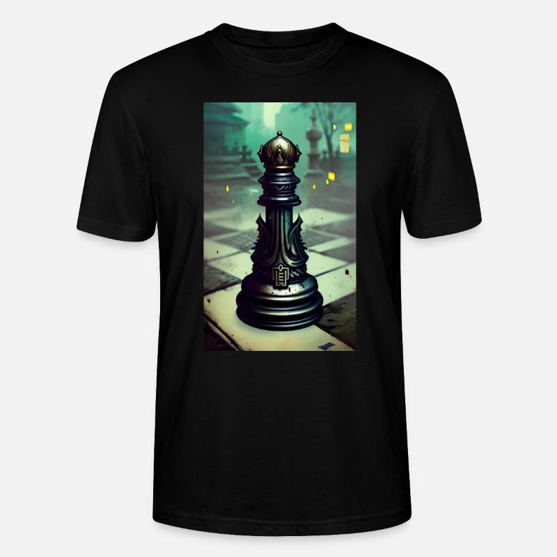 Échecs | Pièce d’échecs | Joueur d’échecs - T-shirt bio CRAFTER Stanley Stella Unisexe - noir