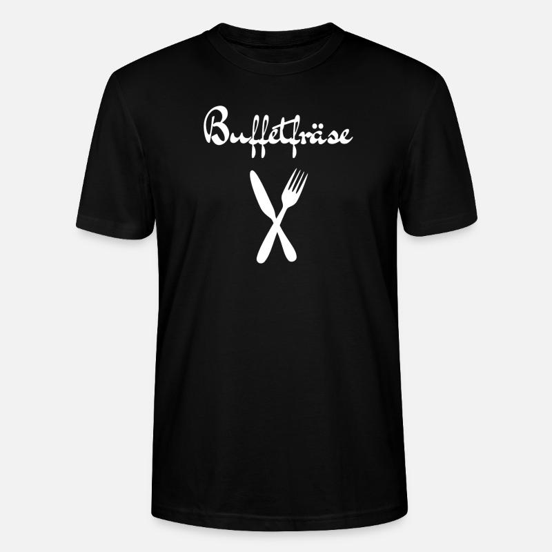 Buffetfräse - Stanley/Stella Unisex Bio-T-Shirt CRAFTER - Schwarz