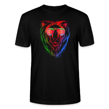 Eritrea - Stanley/Stella Unisex Bio-T-Shirt CRAFTER - Schwarz - Vorne - Alina (178cm) & Michal (187cm)