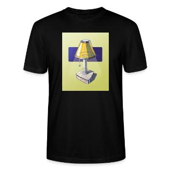 Industriedesign-Lampe - Stanley/Stella Unisex Bio-T-Shirt CRAFTER - Schwarz - Vorne - Alina (178cm) & Michal (187cm)