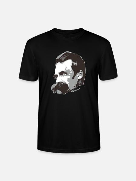 Nietzsche (3farbig) - Stanley/Stella Unisex Bio-T-Shirt CRAFTER - Schwarz