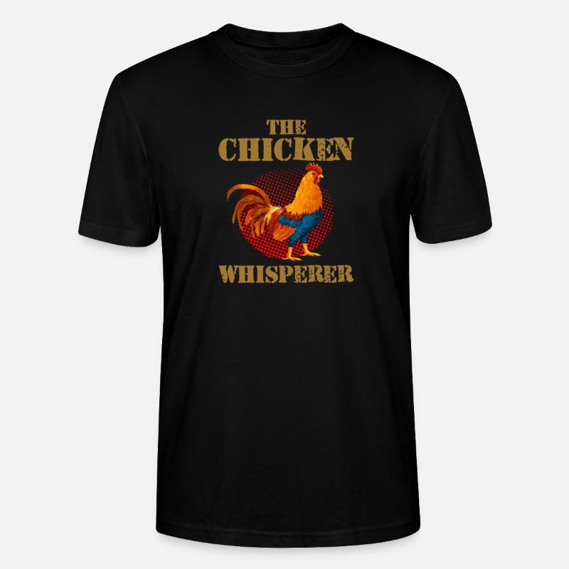 Der Hühnerflüsterer - Stanley/Stella Unisex Bio-T-Shirt CRAFTER - Schwarz