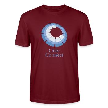 Only Connect - Stanley/Stella CRAFTER Unisex Organic T-Shirt - burgundy - Front - Alina (178cm) & Michal (187cm)