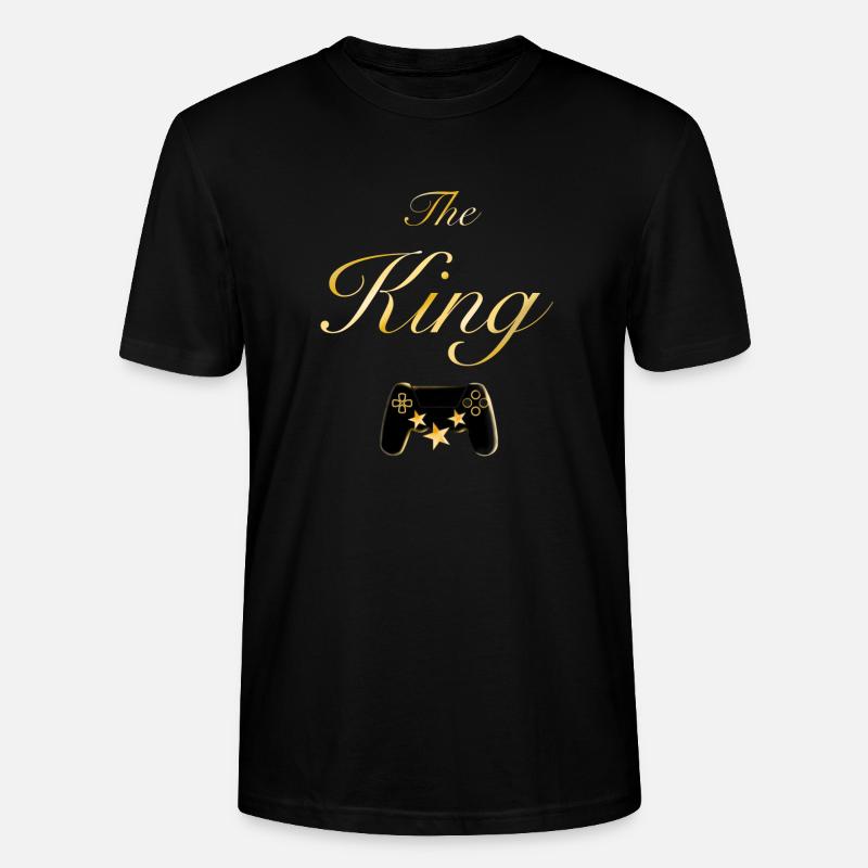 The King Controller - Stanley/Stella Unisex Bio-T-Shirt CRAFTER - Schwarz