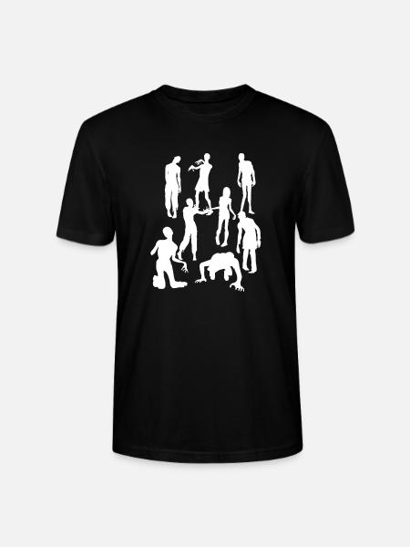 ZOMBIE - Stanley/Stella Unisex Bio-T-Shirt CRAFTER - Schwarz