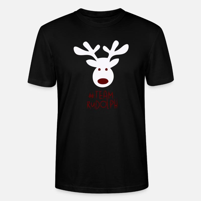 Team Rudolf - Stanley/Stella Unisex Bio-T-Shirt CRAFTER - Schwarz