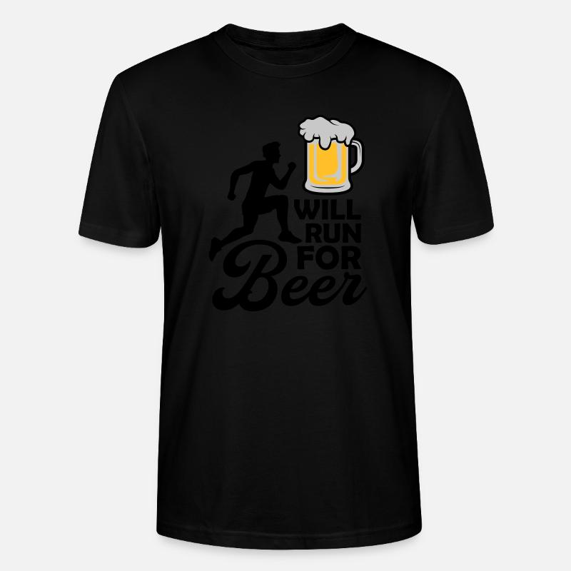 Exécutera de la bière - T-shirt bio CRAFTER Stanley Stella Unisexe - noir