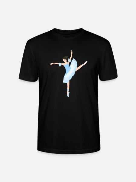 Ballerina Mädchen 3 - Stanley/Stella Unisex Bio-T-Shirt CRAFTER - Schwarz