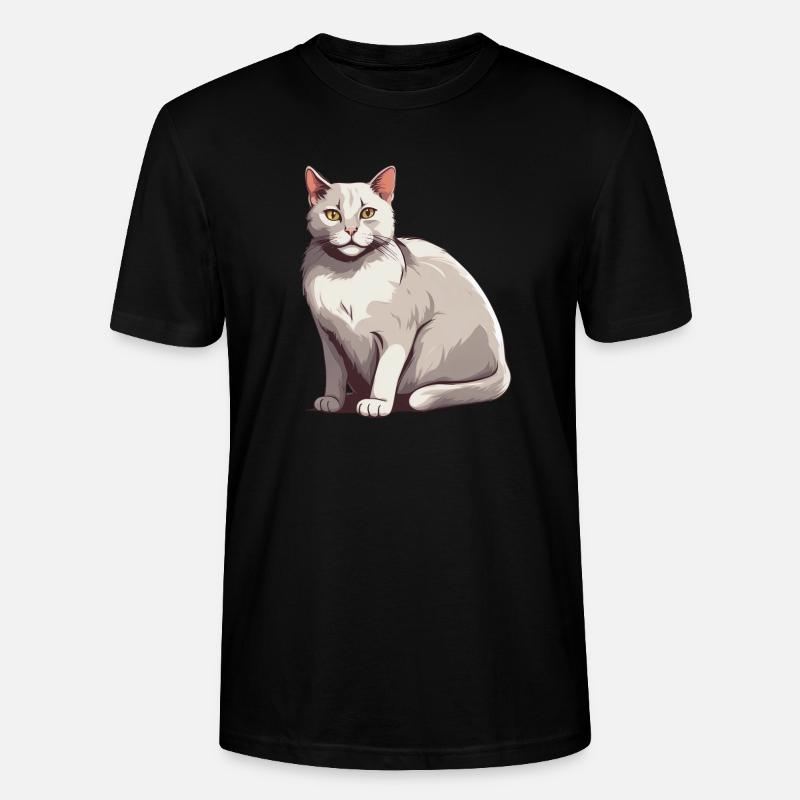Breloques de chat élégantes - T-shirt bio CRAFTER Stanley Stella Unisexe - noir