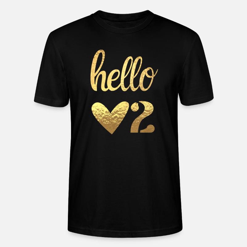 Hallo 2 - Stanley/Stella Unisex Bio-T-Shirt CRAFTER - Schwarz