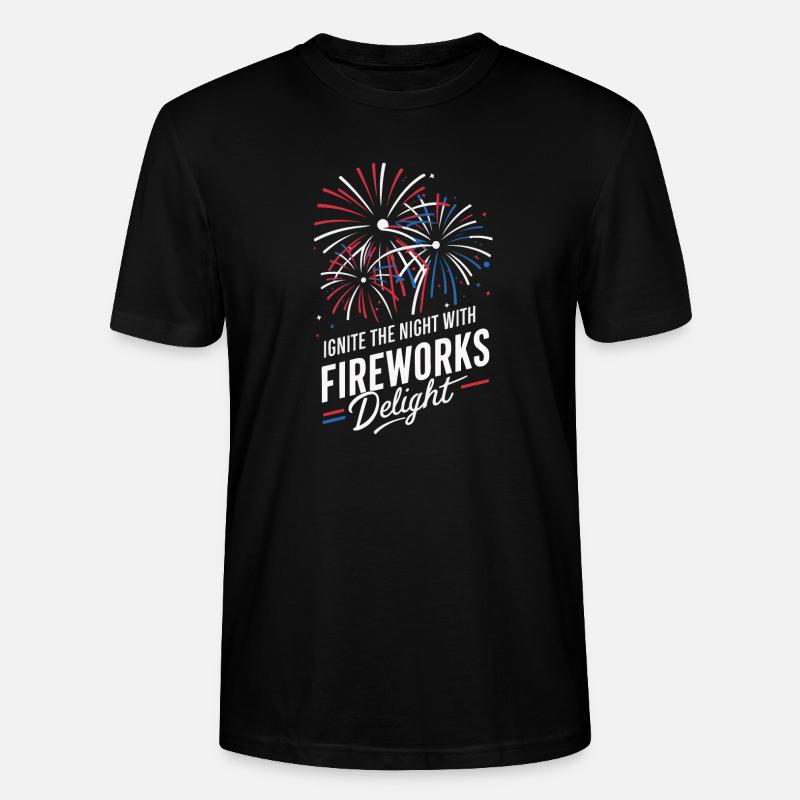 Pyrotechnie Feux d’artifice Pyrotechnie - T-shirt bio CRAFTER Stanley Stella Unisexe - noir