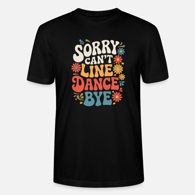 Line Dancing Tanzen Tänzer - Stanley/Stella Unisex Bio-T-Shirt CRAFTER - Schwarz