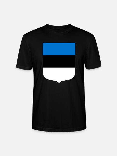Estland - Stanley/Stella Unisex Bio-T-Shirt CRAFTER - Schwarz